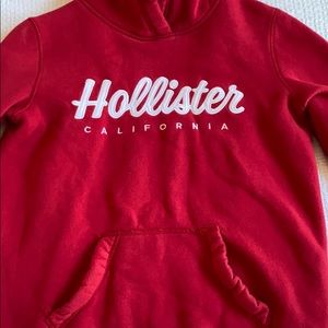 Red hollister hoodie💥